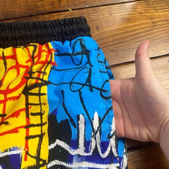 Reason by Basquiat Swim Shorts Bird On Monkey mens swim trunk size 2XL - Picture 9 of 10